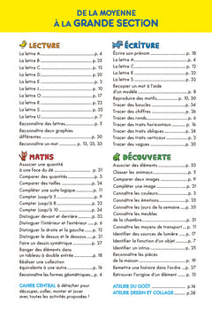 Cahier de vacances 2026 Simon - Les incollables - Moyenne Section à Grande Section - 4/5 ans