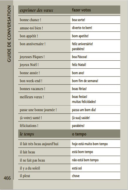 Dictionnaire mini portugais