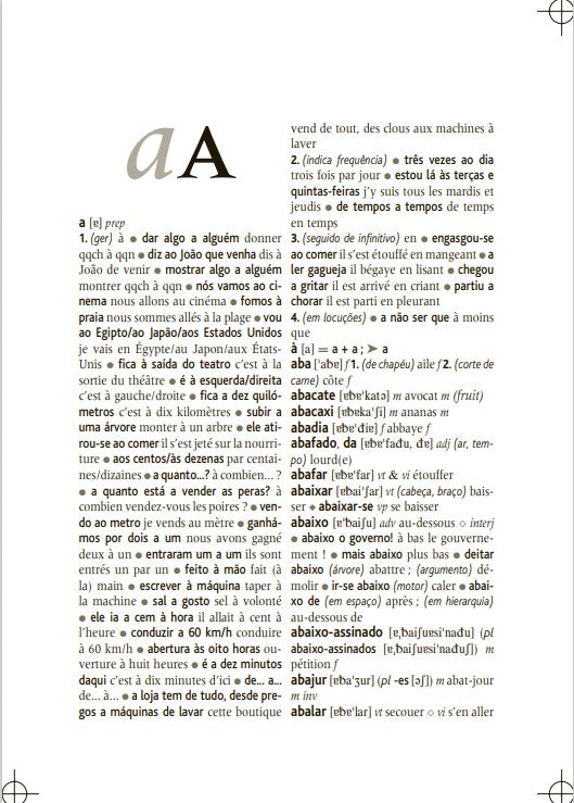 Dictionnaire mini portugais