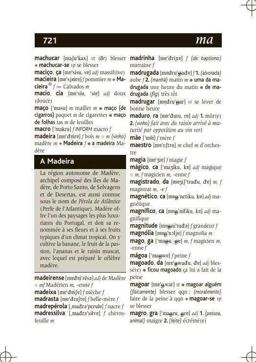 Dictionnaire mini portugais