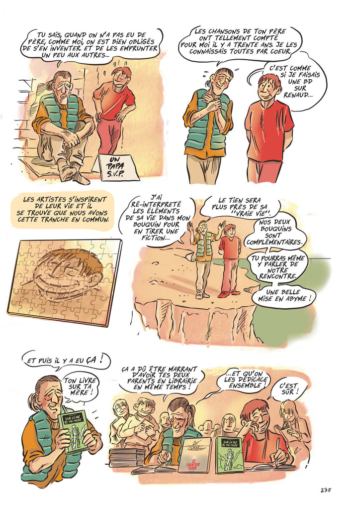 Sur la tête de mon père