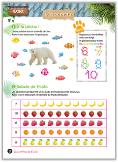 Mon cahier de vacances UNE SAISON AU ZOO Grande Section -CP