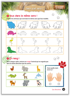 Mon cahier de vacances UNE SAISON AU ZOO Grande Section -CP