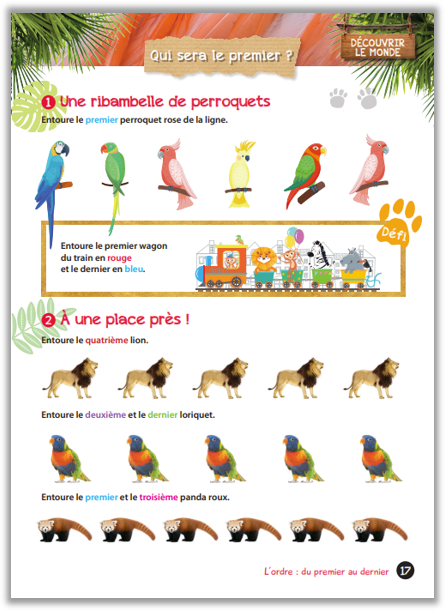 Mon cahier de vacances UNE SAISON AU ZOO Grande Section -CP