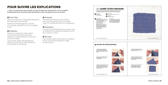 La bible des carrés en tricot