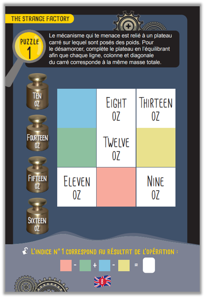 Escape book des petits génies in english de la 6e à la 5e