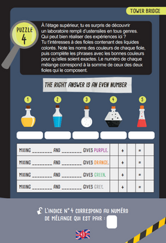 Escape book des petits génies in english de la 6e à la 5e
