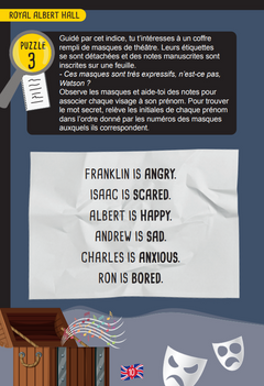 Escape book des petits génies in english de la 5e à la 4e