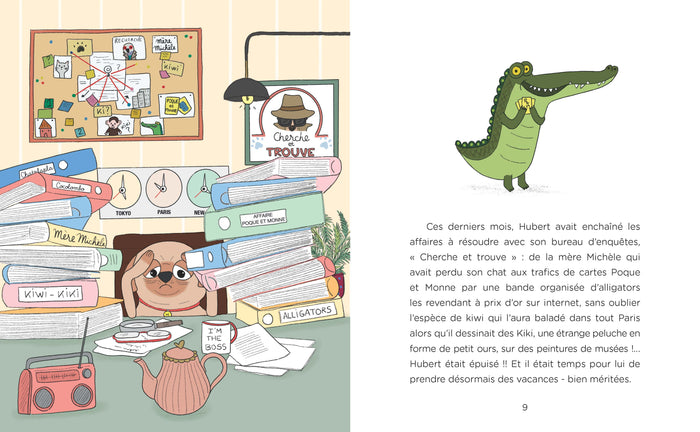 Hubert chien-chien à sa mémère - En quête de vacances