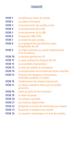 Le petit Droit des sociétés 2023
