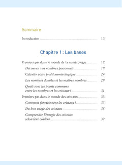 Cristaux & numérologie - Décryptez les nombres et avancez sur votre chemin de vie grâce aux pierres