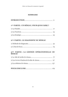 Gérer un réseau de commerce organisé