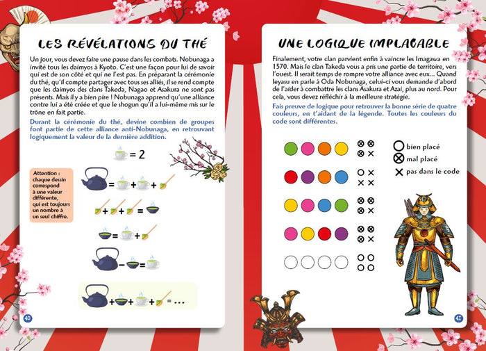 Escape game de poche junior : Intrigues au pays des Samourais