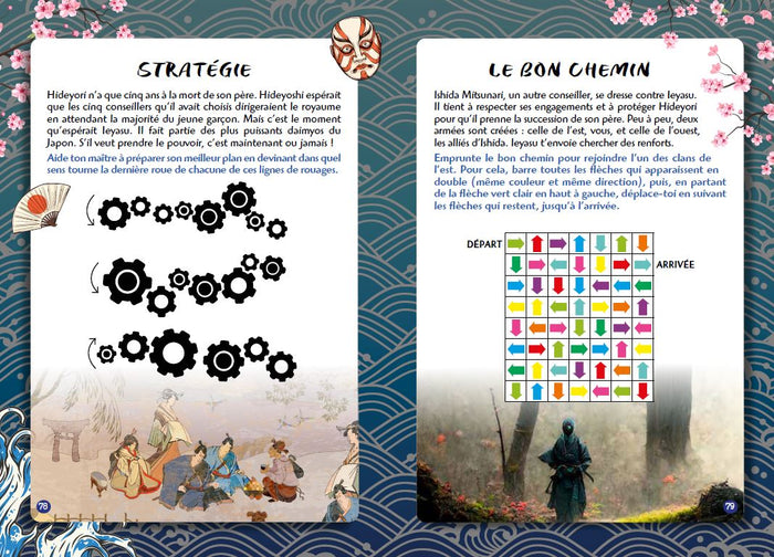 Escape game de poche junior : Intrigues au pays des Samourais