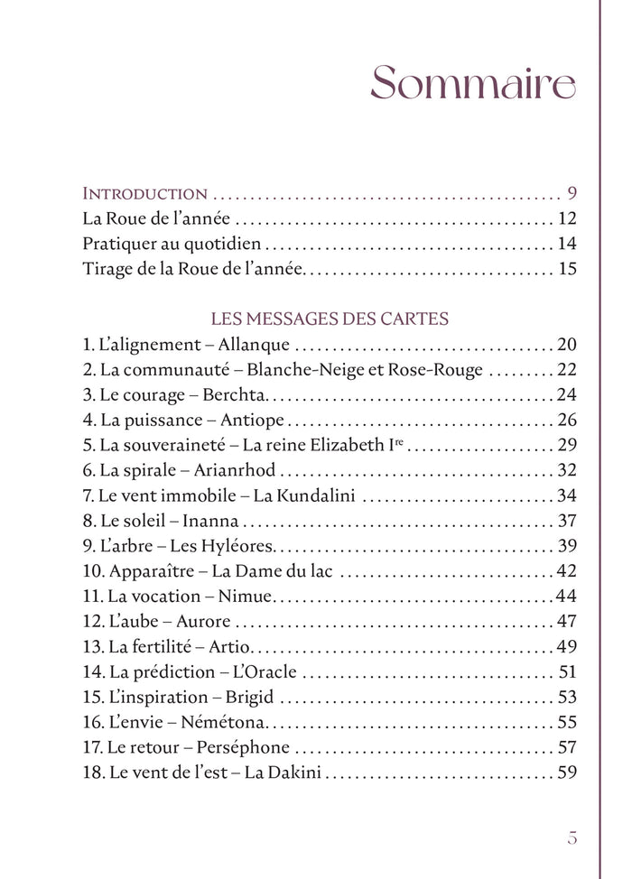 L'oracle des Dames de la Roue - Cheminer au fil des cycles annuels