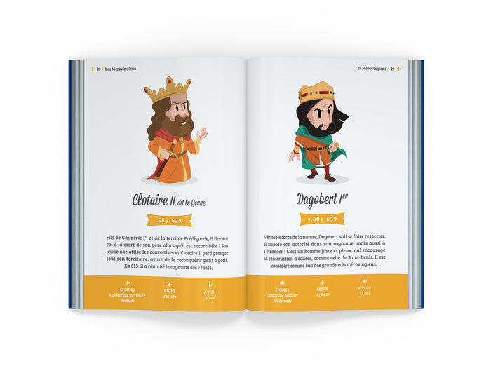 Les rois de France - Carnet