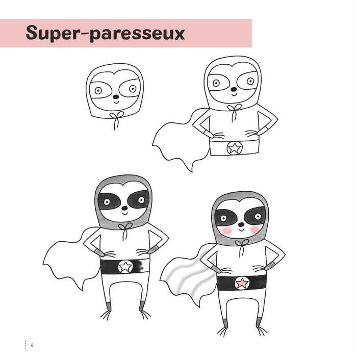 Dessins pour s'amuser en 5 étapes