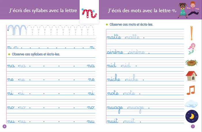 Mon petit cahier d'écriture - Premiers mots