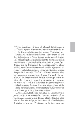 L'allaitement