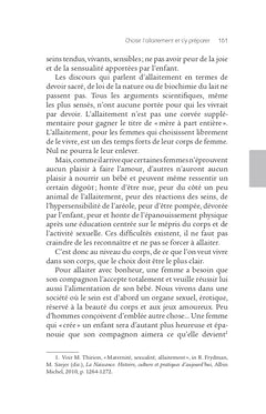 L'allaitement