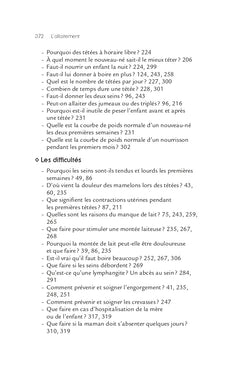 L'allaitement