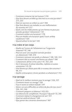 L'allaitement