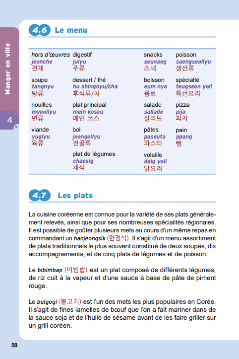Guide de conversation coréen en manga