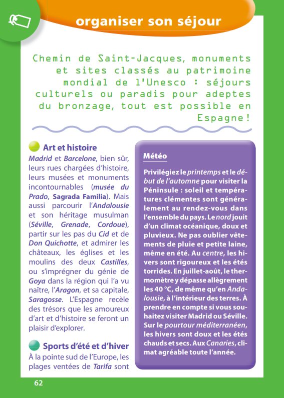 Guide de conversation espagnol