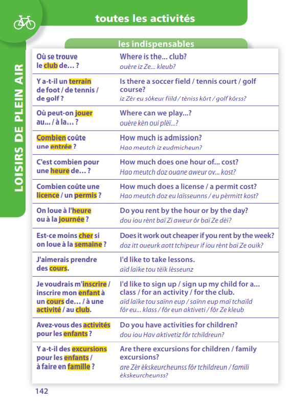 Guide de conversation larousse américain