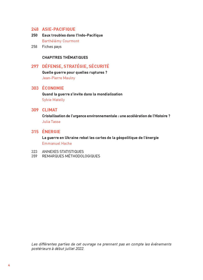 L'Année stratégique 2023