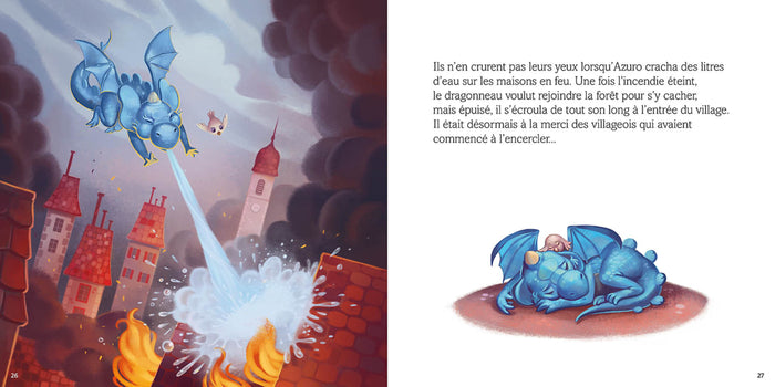 Azuro le dragon bleu