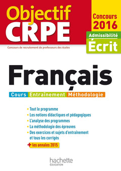 Français: Admissibilité écrit
