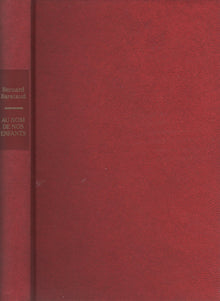 Au nom de nos enfants. le combat du Téléthon