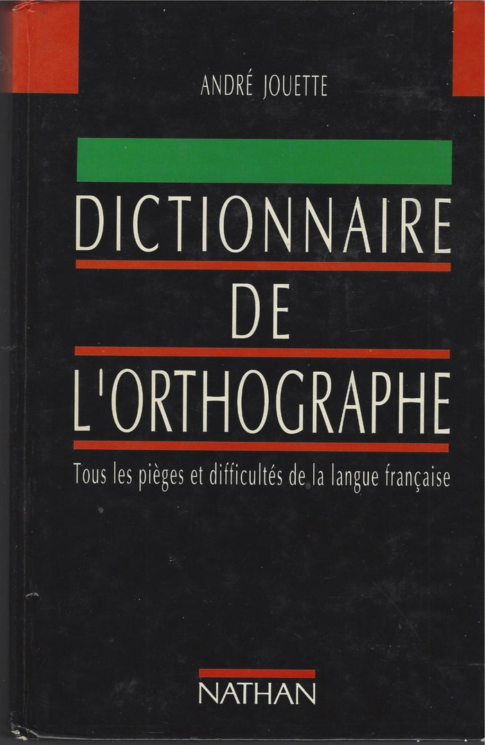 Dictionnaire de l'orthographe