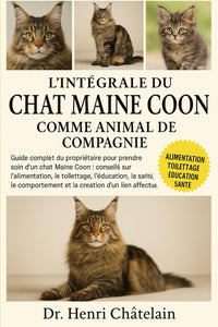 L'INTÉGRALE DU CHAT MIANE COON COMME ANIMAL DE COMPAGNIE: Guide complet du propriétaire pour prendre soin d'un chat Maine Coon : conseils sur ... et la création d'un lien affectueux.