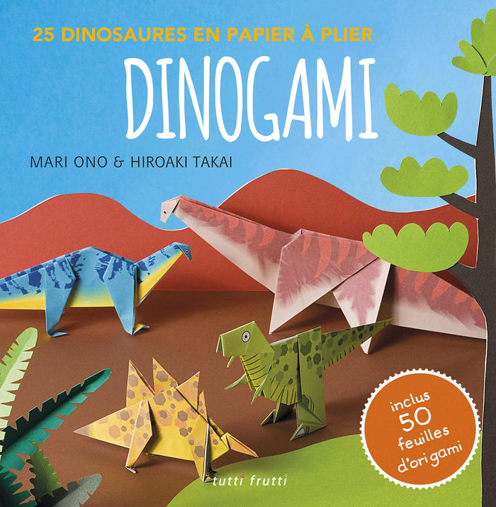 Dinogami: 25 dinosaures en papier à plier