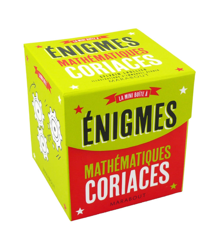 Mini boîte à énigmes spécial mathématiques coriaces