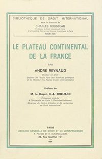Le plateau continental de la France