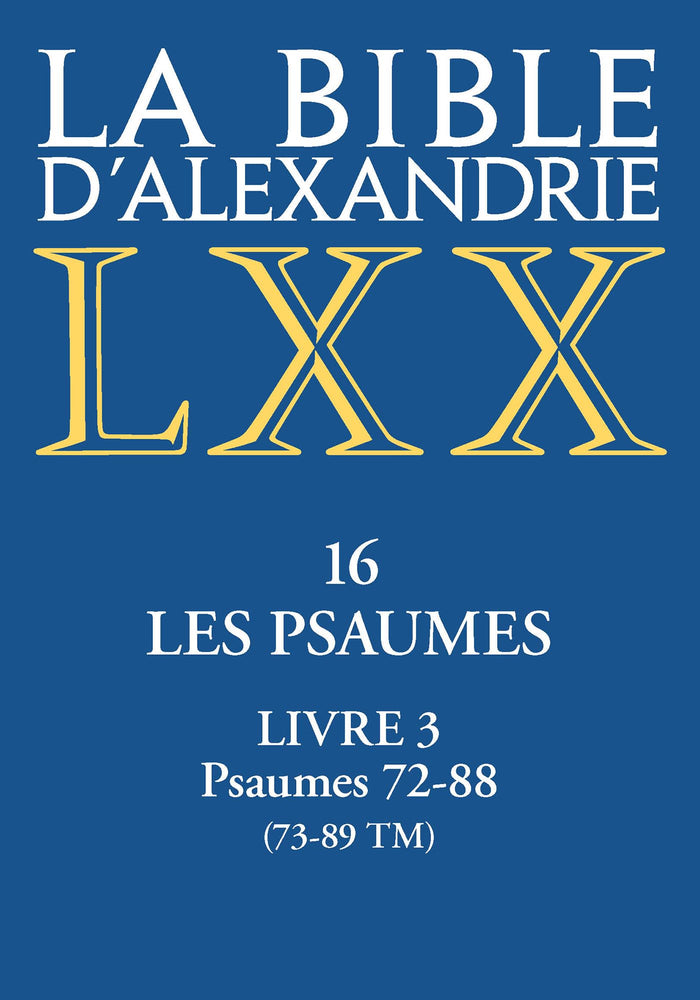 Les Psaumes, livre III
