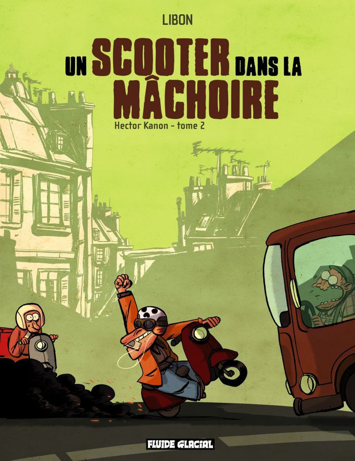 Un scooter dans la mâchoire