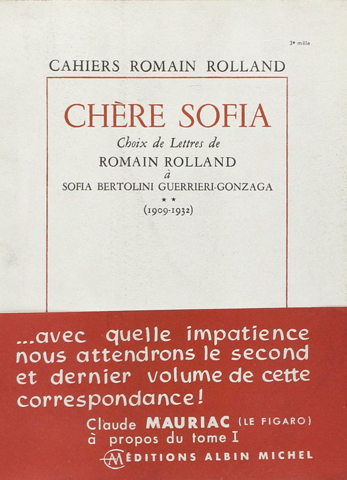 Chère Sofia