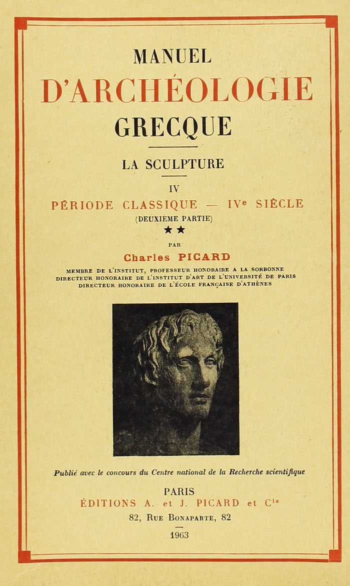 Manuel d'archéologie grecque. Tome IV