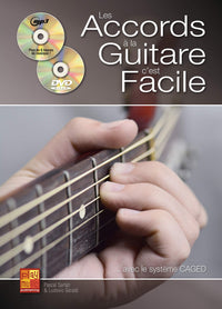 Les accords à la guitare c'est facile (1 Livre + 1 CD + 1 DVD)