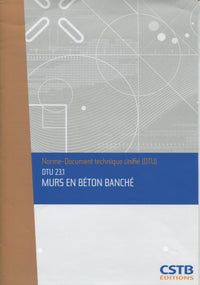DTU 23.1 Murs en béton banché