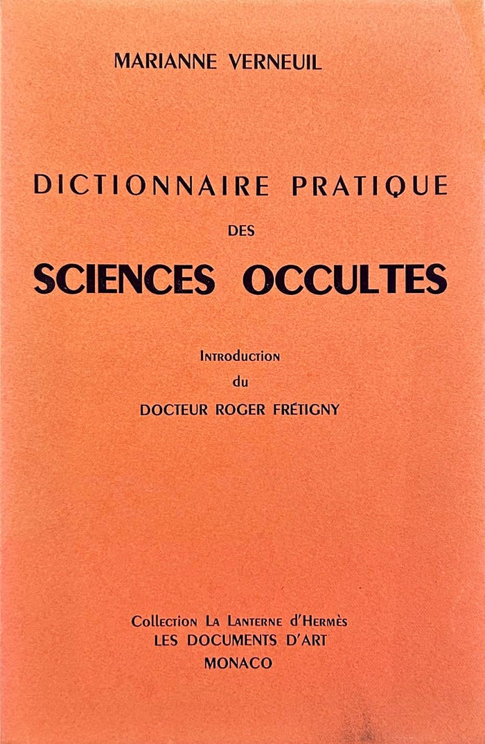 Dictionnaire des sciences occultes