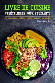 Livre de cuisine végétalienne pour étudiants