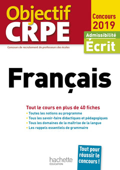 Français: Admissibilité Ecrit