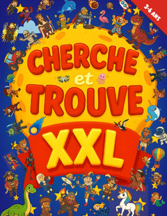 Cherche et trouve XXL: Livre d’activités et jeux ludiques (Faits Incroyables, devinettes) en couleurs grand format pour enfants de 3 à 6 ans ... Pirates, Égyptiens, Espace, Vikings