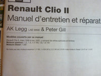 Renault Clio II: Manuel d'entretien et reparation auto
