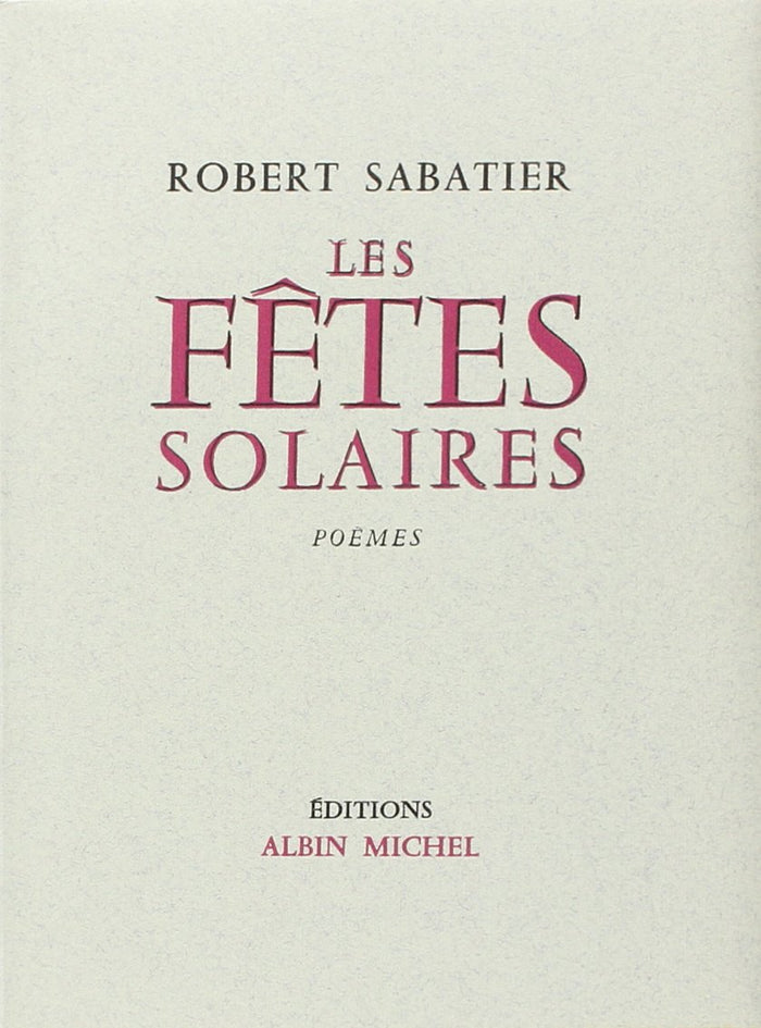 Les Fêtes solaires